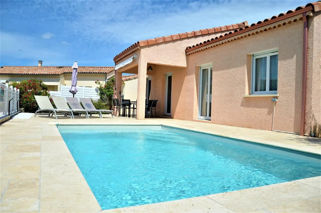 Gite Cesar 6P, 3Ch, Piscine Privee, Terrain Prive Clos, Terrain De Petanque Vallon-Pont-dʼArc Γαλλία