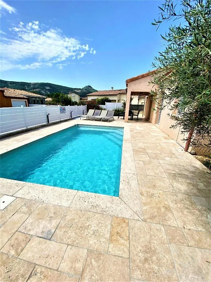 Βίλα Gite Cesar 6P, 3Ch, Piscine Privee, Terrain Prive Clos, Terrain De Petanque Vallon-Pont-dʼArc